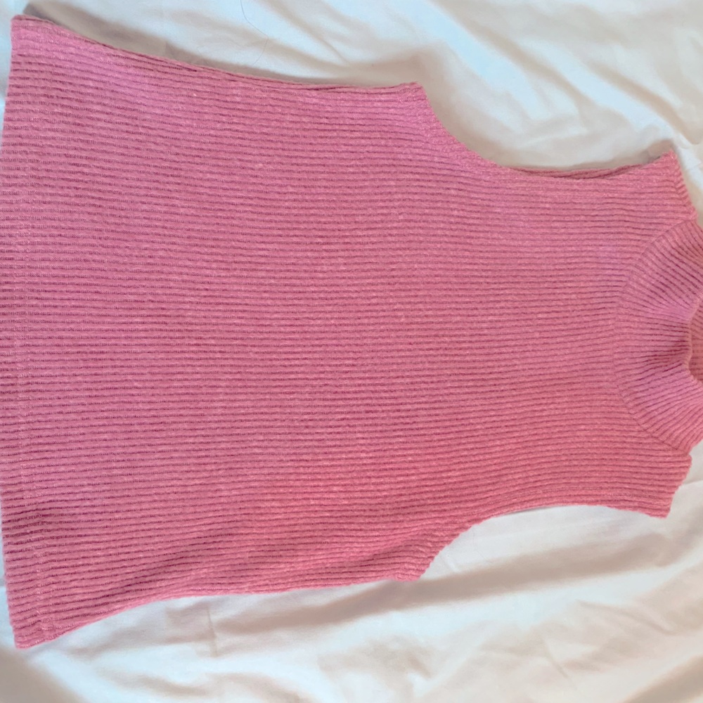 Forever 21 Sweater-Knit Mock Neck Top